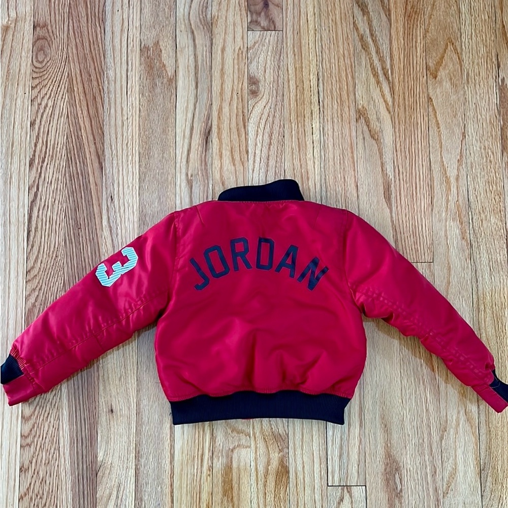 Jordan red jacket boys size 2-3years